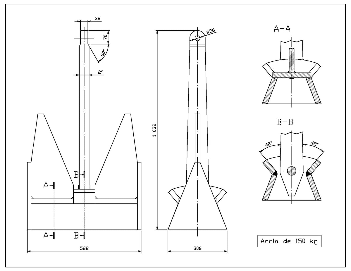 150 kg anchor