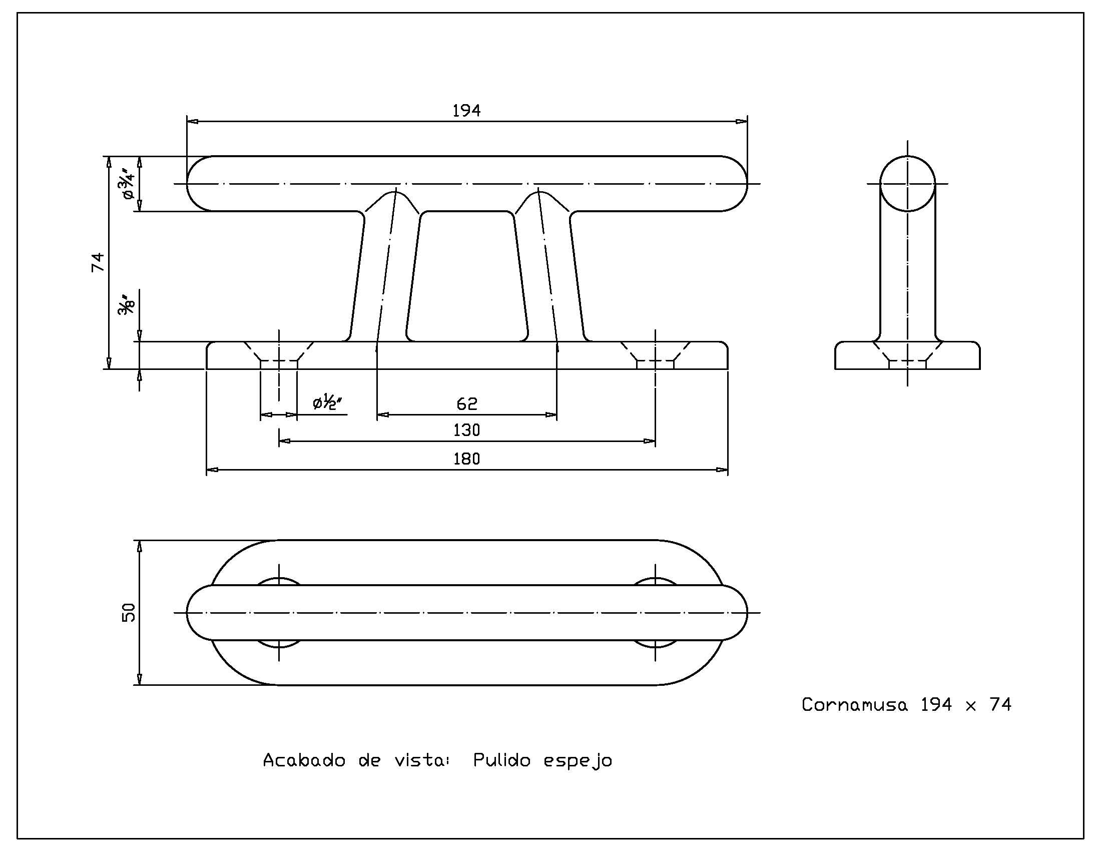 Cornamusa 194 x 74